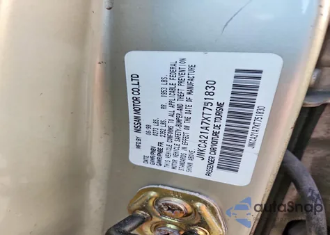 1999 Infiniti I30 z USA, uszkodzony, nr VIN JNKCA21A7XT751830